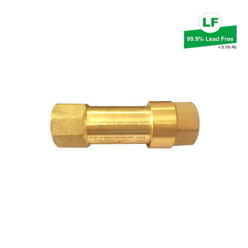 Elson Lf Dual Check Valve Lf Dr Brass Rp3/4 F/F 73010