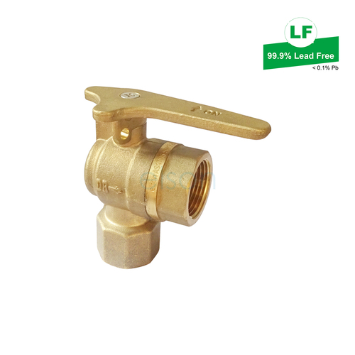 Elson Lf Meter B/V R/A Lockable Lf Dr Brass Rp3/4 Fi X Rp3/4 Fi In 74136