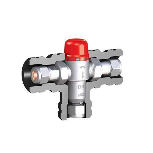 15mm Temperature Control Valve C/W Insulation